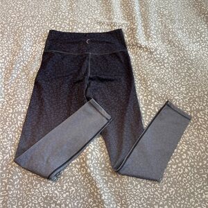 Women's Gray Patterned Leggings